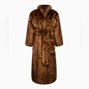 Khy Faux Fur Coat NWT